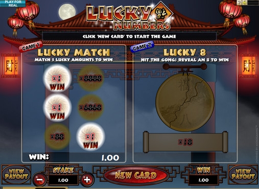 Lucky Numbers (Счастливые числа) из раздела Скрэтч-карты