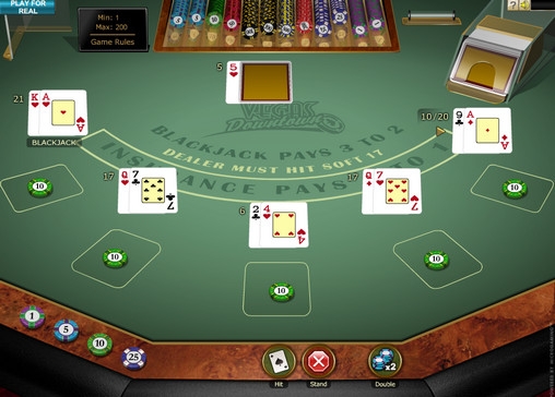 Vegas Downtown Blackjack Gold (Золотой блэкджек с центра Вегаса) из раздела Блэкджек