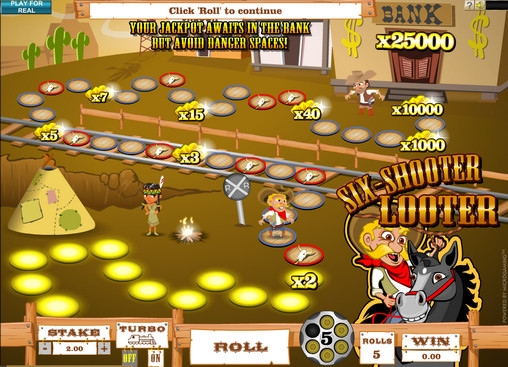 Six Shooter Looter (Грабитель с шестизарядным револьвером) из раздела Развлекательные игры