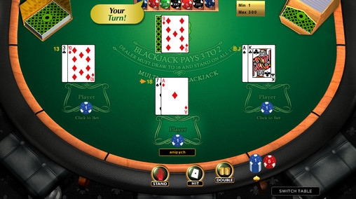 Multihand Blackjack (Блэкджек на несколько боксов) из раздела Блэкджек