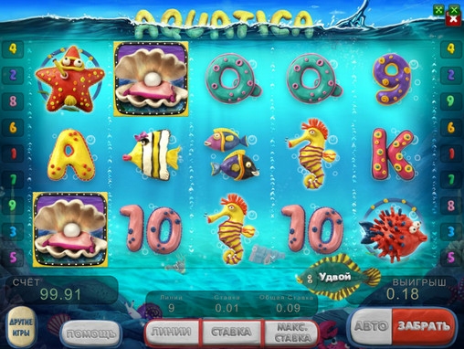 Aquatica (Акватика) из раздела Игровые автоматы