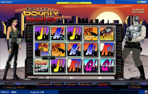 Kat Lee: Bounty Hunter (Кэт Ли: Охотница за головами) из раздела Игровые автоматы