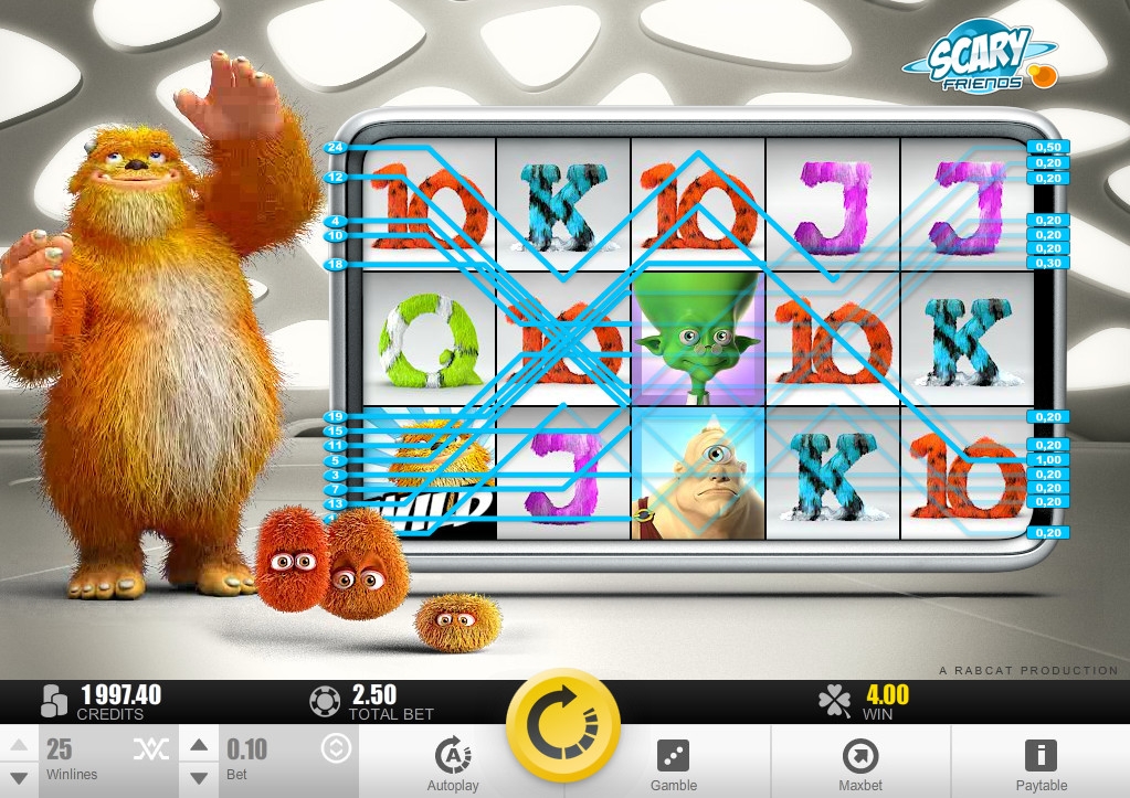 Scary Friends (Жуткие друзья) из раздела Игровые автоматы