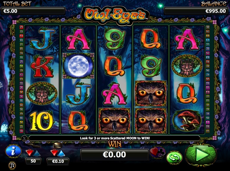 Owl Eyes (Глаза филина) из раздела Игровые автоматы