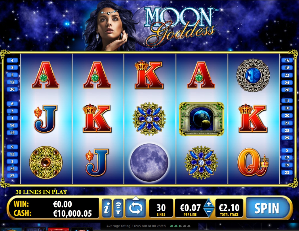 Moon Goddess (Лунная богиня) из раздела Игровые автоматы