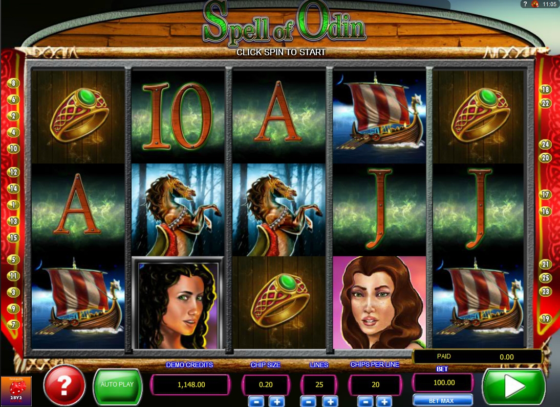 Spell of Odin (Заклинание Одина) из раздела Игровые автоматы