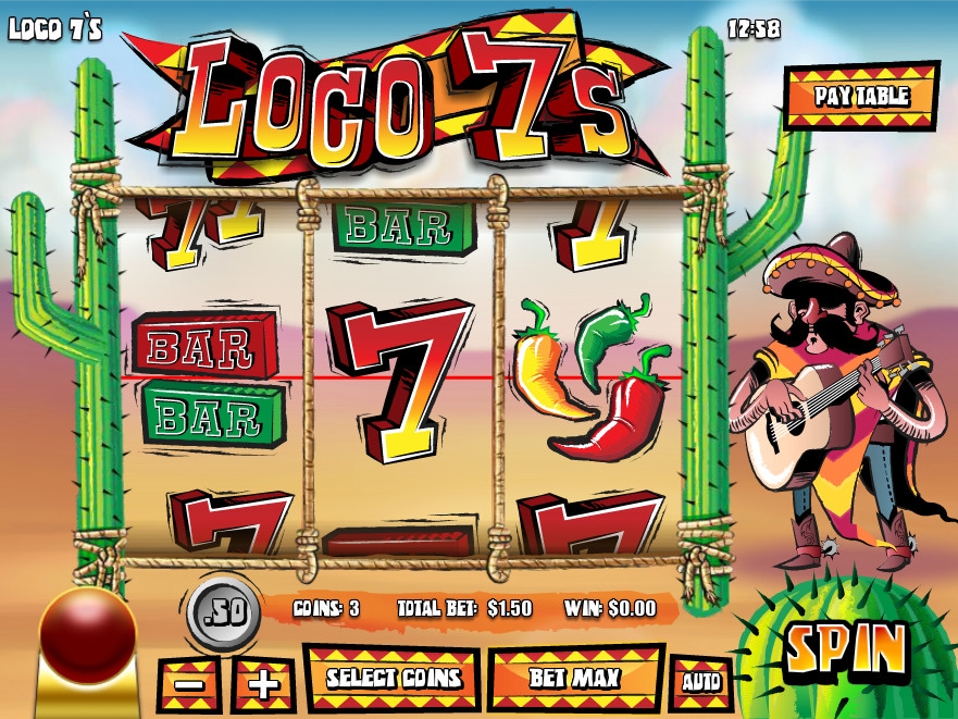 Loco 7’s (Безумные семерки) из раздела Игровые автоматы