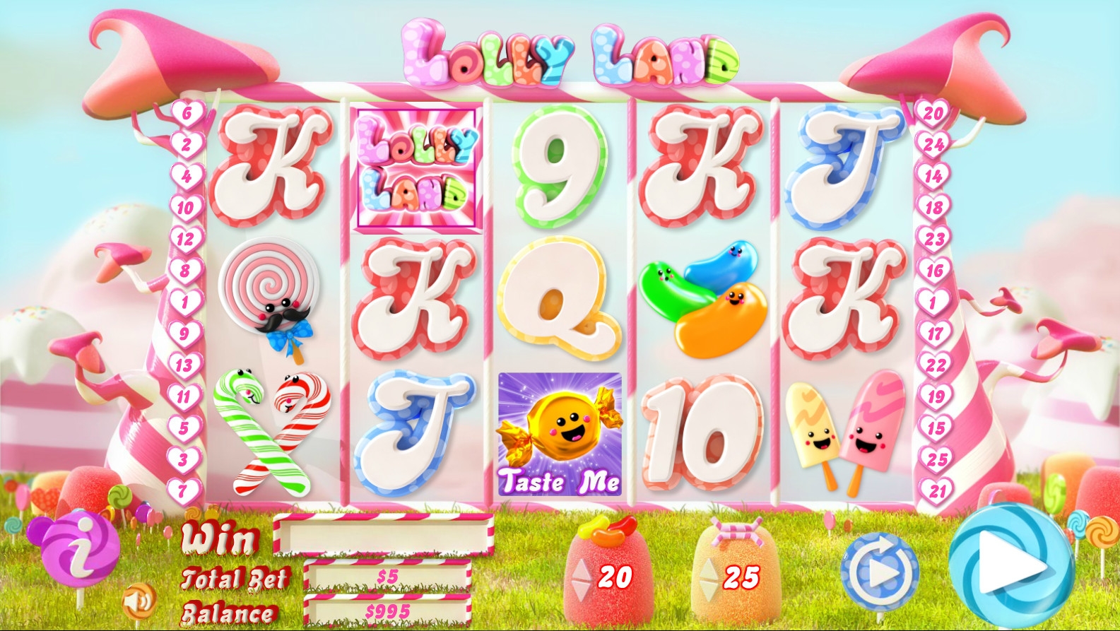 Lolly Land (Страна леденцов) из раздела Игровые автоматы