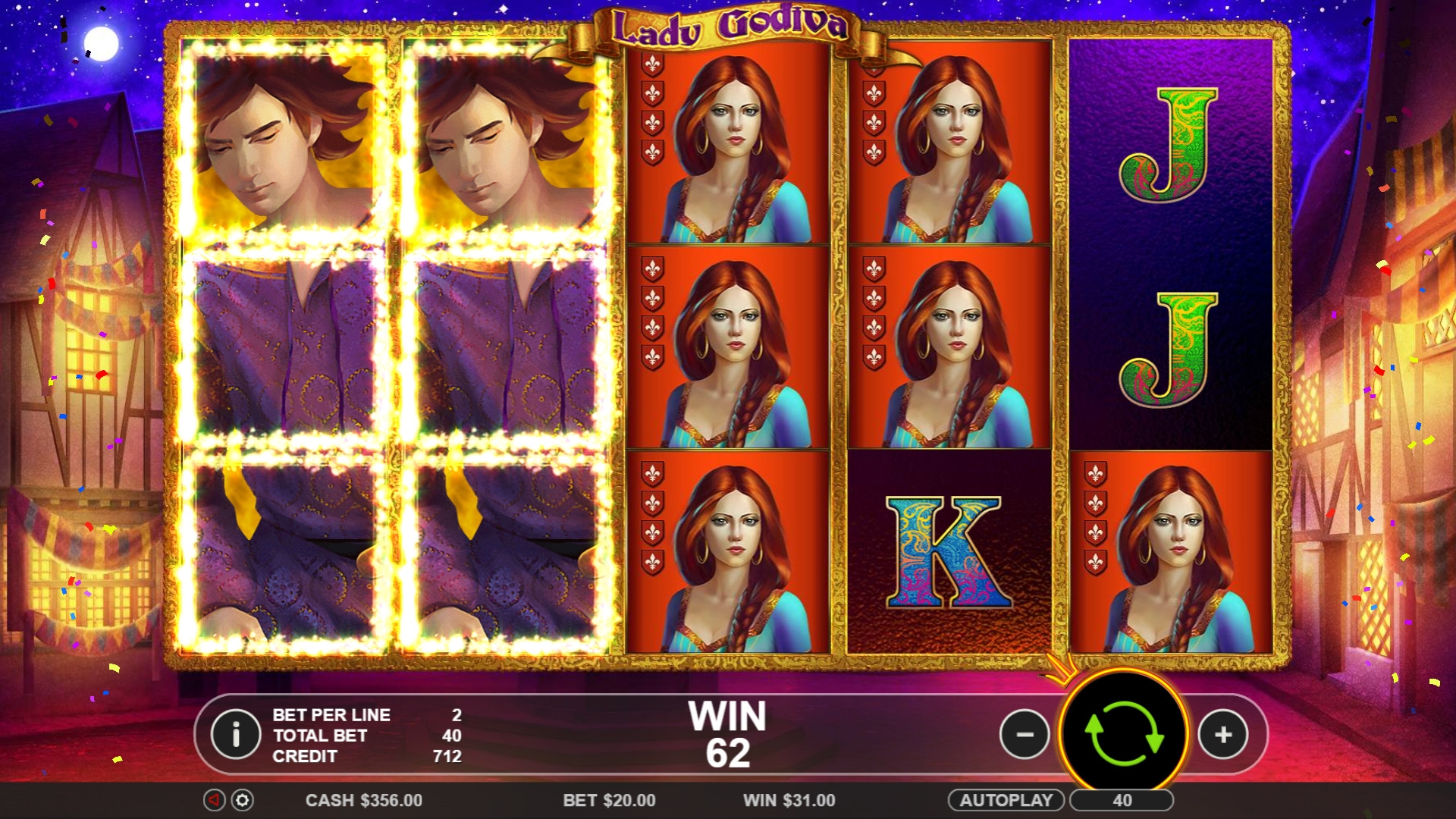 Lady Godiva (Леди Годива) из раздела Игровые автоматы