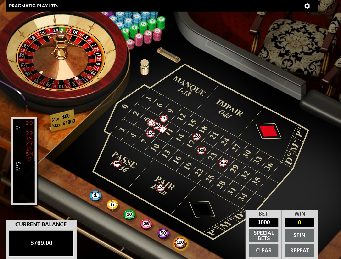 Roulette Black Diamond (Рулетка «Черный бриллиант») из раздела Рулетка