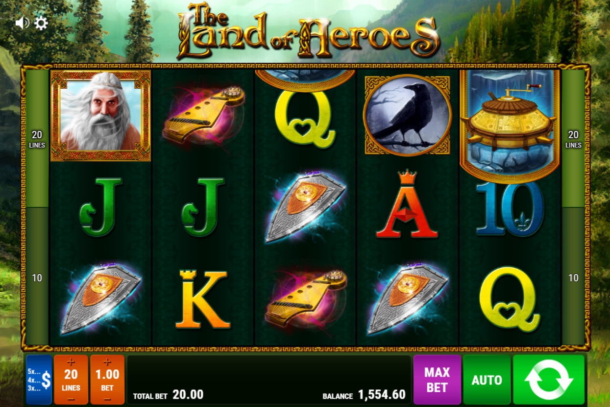 The Land of Heroes (Страна героев) из раздела Игровые автоматы