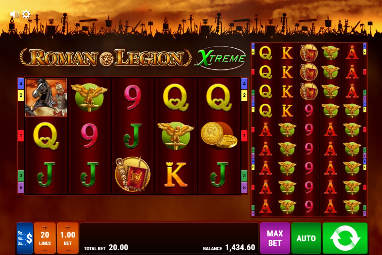 Roman Legion Xtreme (Римский легион экстрим) из раздела Игровые автоматы