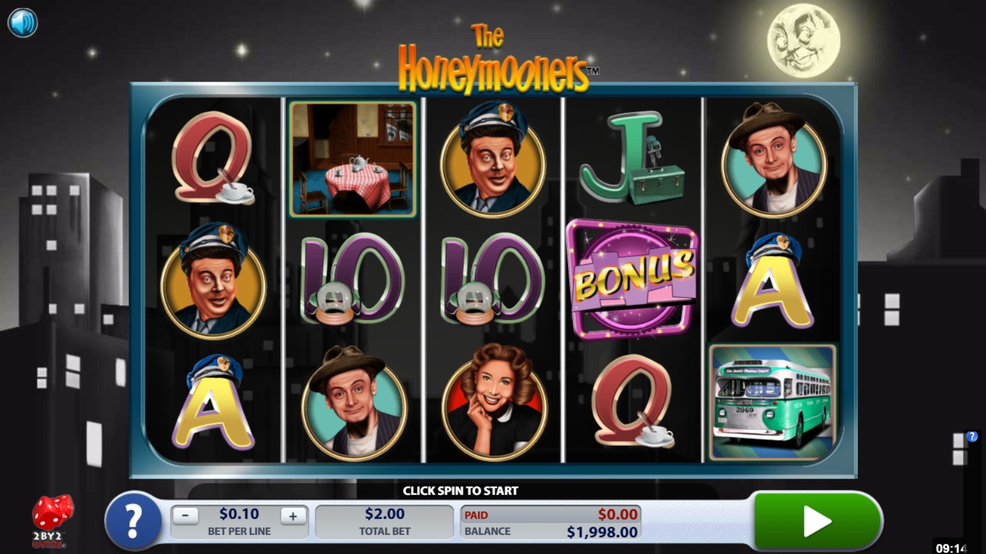 The Honeymooners (Новобрачные) из раздела Игровые автоматы