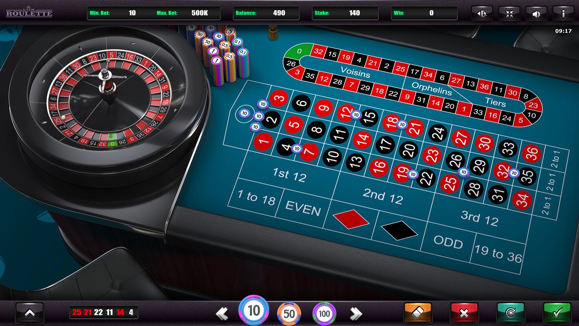 Lux Roulette (Рулетка Люкс) из раздела Рулетка