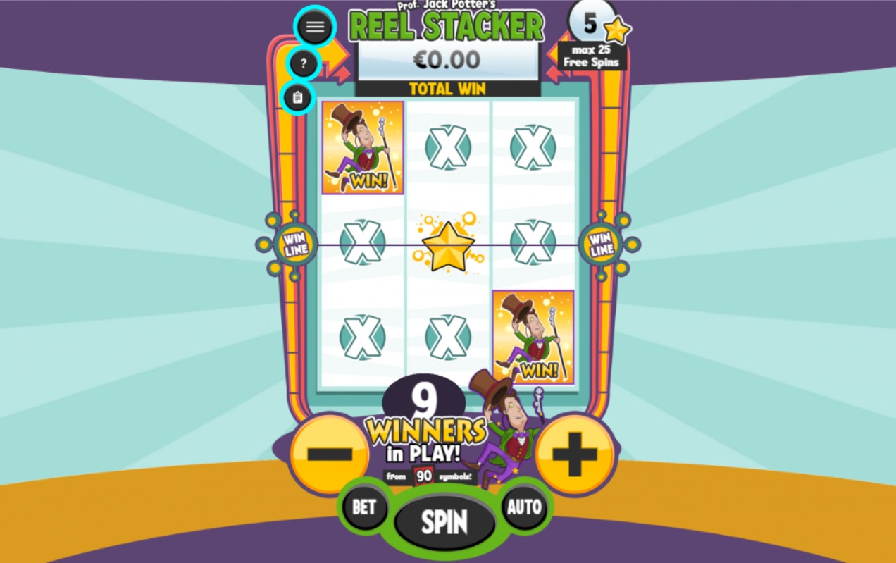Prof. Jack Potter’s Reel Stacker (Сборщик барабанов профессора Джека Потера) из раздела Игровые автоматы
