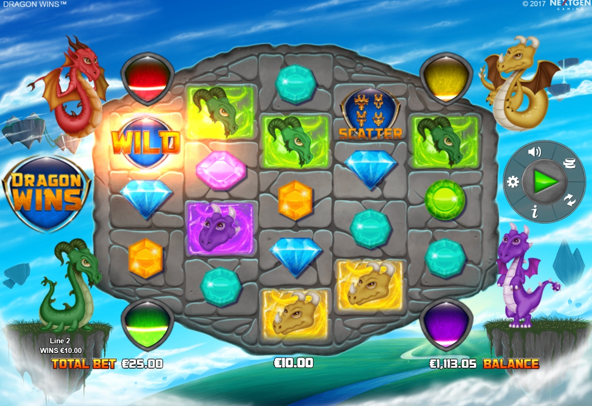 Dragon Wins (Выигрыши драконов) из раздела Игровые автоматы