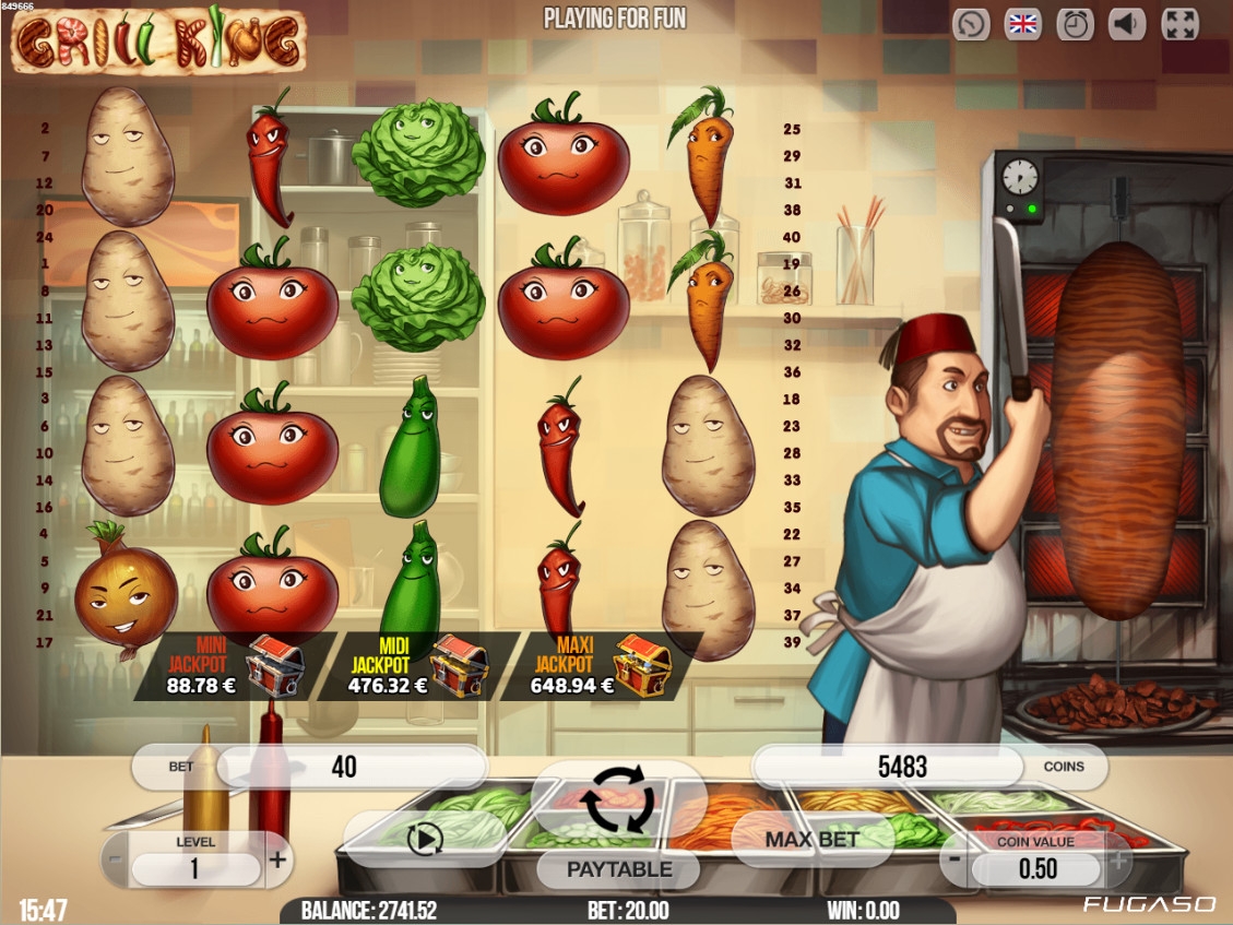 Grill King (Король гриля) из раздела Игровые автоматы