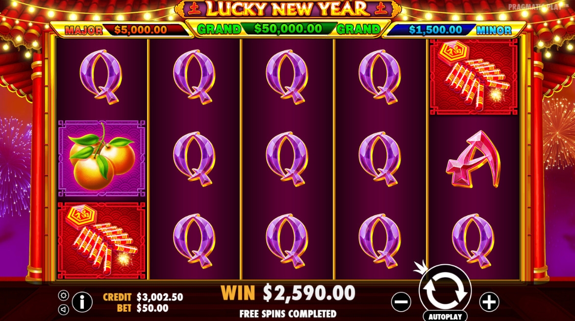 Happy New Year (Счастливого Нового года) из раздела Игровые автоматы