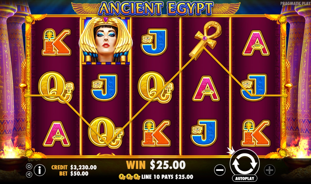 Ancient Egypt (Древний Египет) из раздела Игровые автоматы