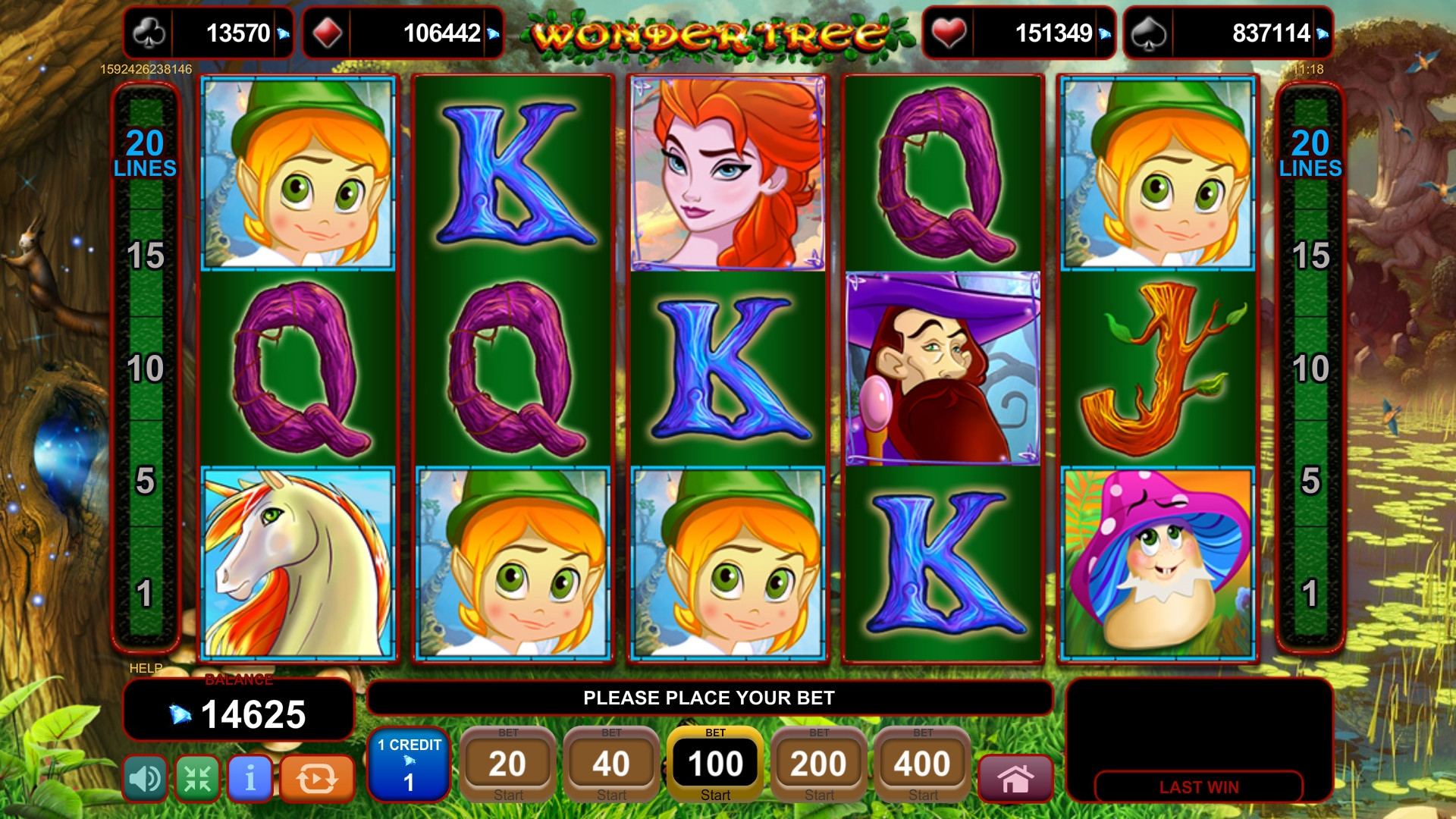 Wonder Tree (Дерево чудес) из раздела Игровые автоматы