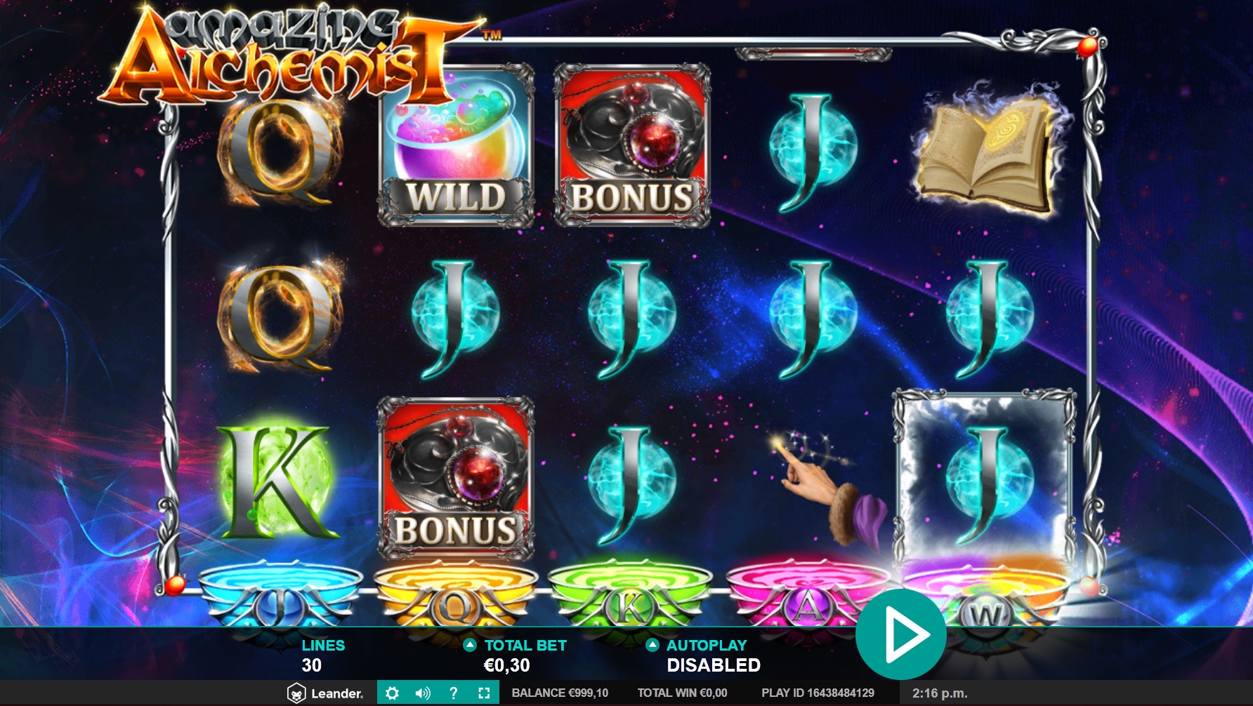 Amazing Alchemist (Удивительный алхимик) из раздела Игровые автоматы