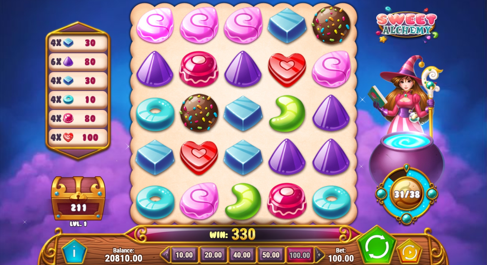 Sweet Alchemy (Сладкая алхимия) из раздела Развлекательные игры