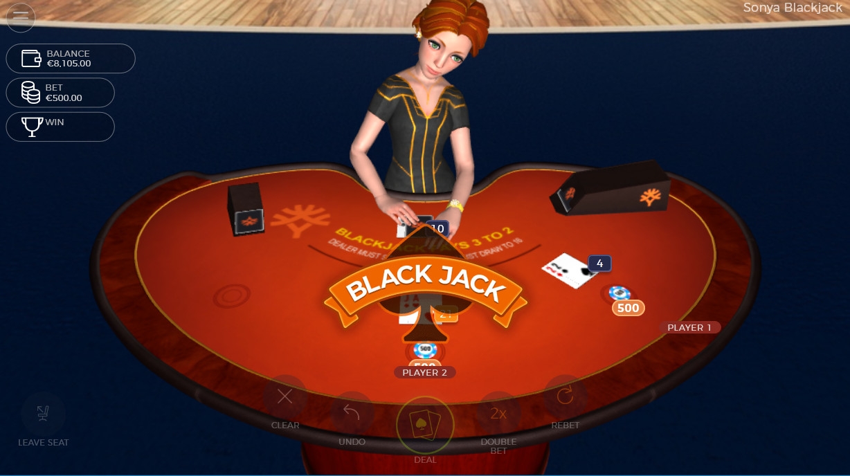Sonya Blackjack (Блэкджек с Соней) из раздела Блэкджек