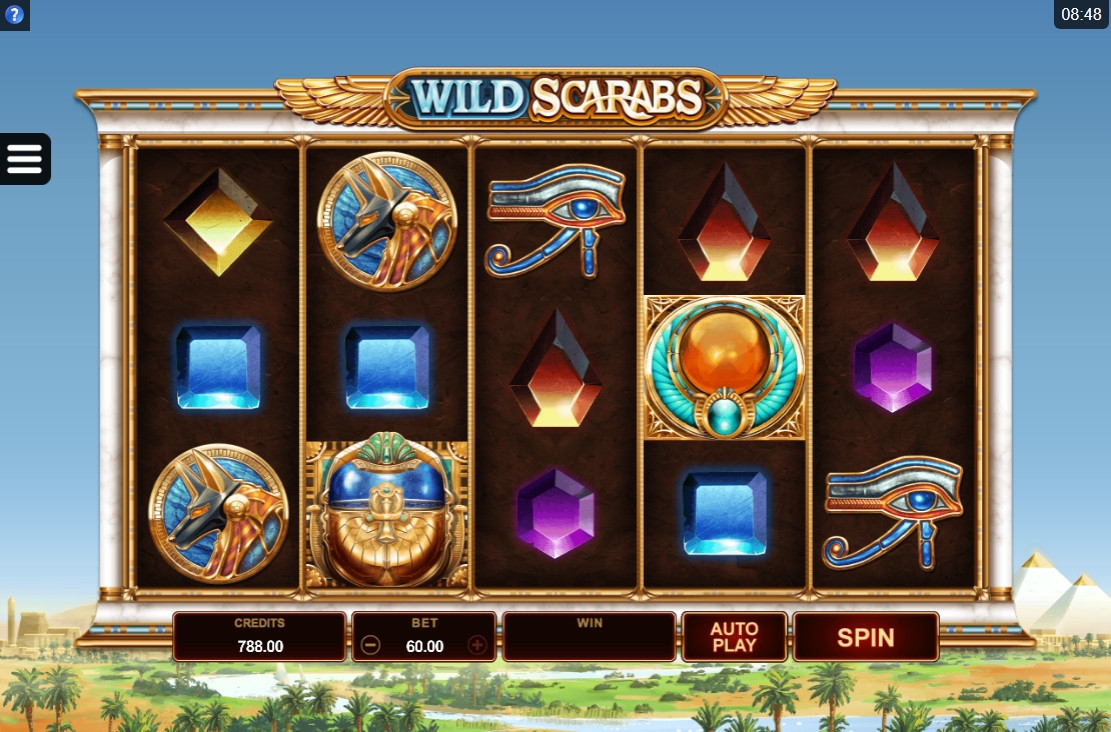 Wild Scarabs (Скарабеи-джокеры) из раздела Игровые автоматы