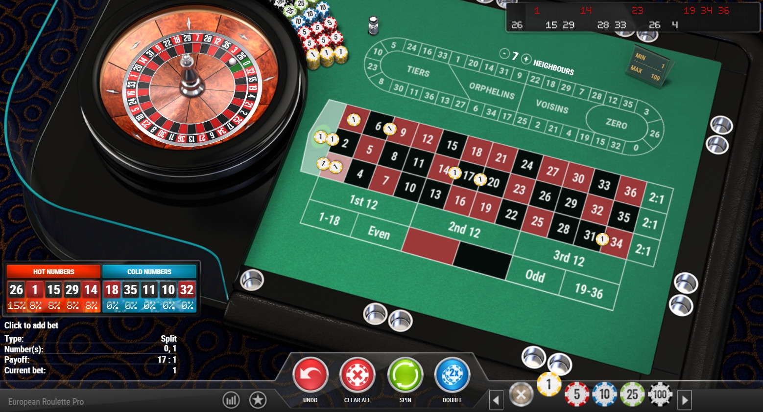 European Roulette Pro (Европейская профессиональная рулетка) из раздела Рулетка