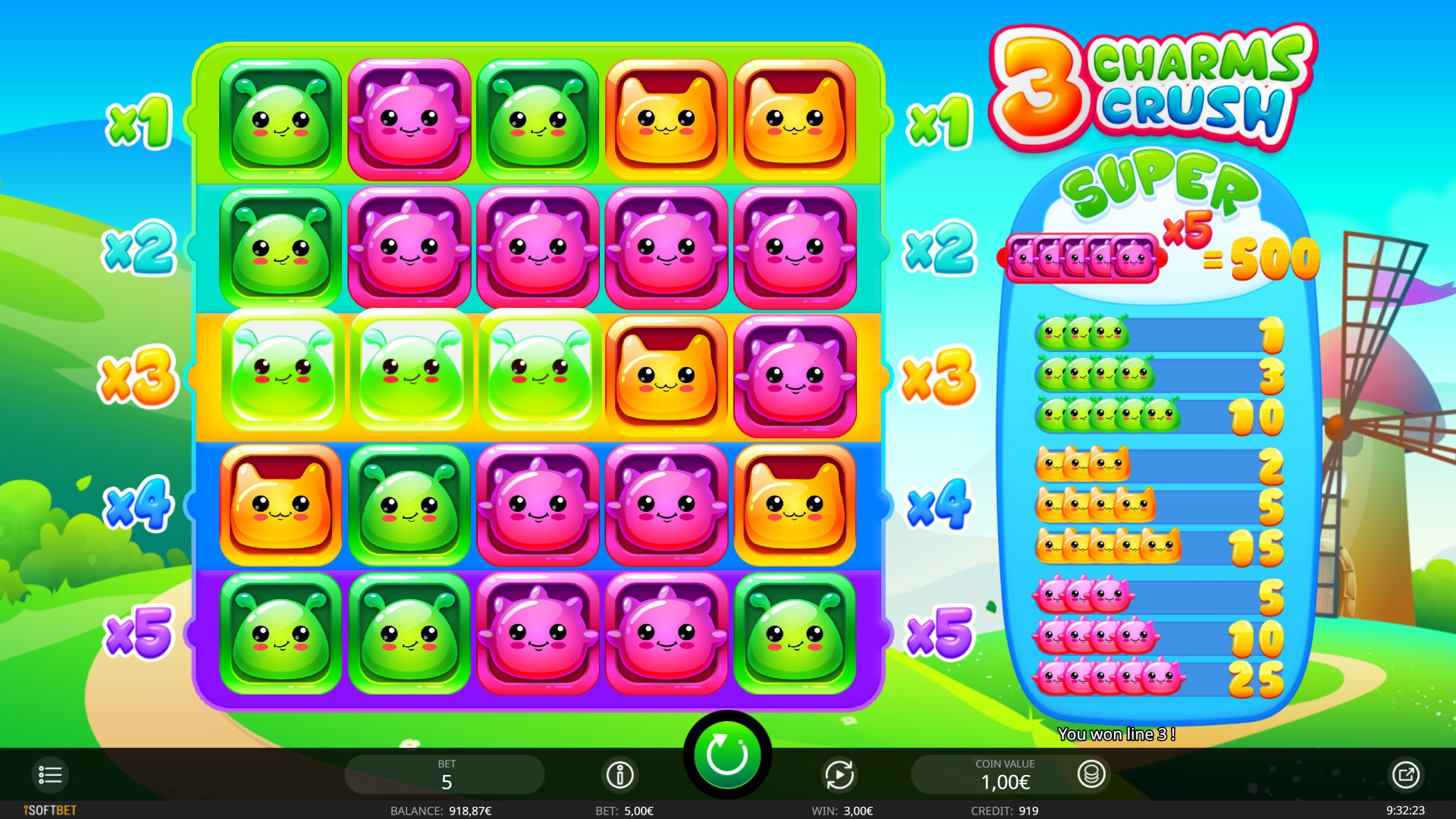 3 Charms Crush (Компашка трех очаровашек) из раздела Игровые автоматы